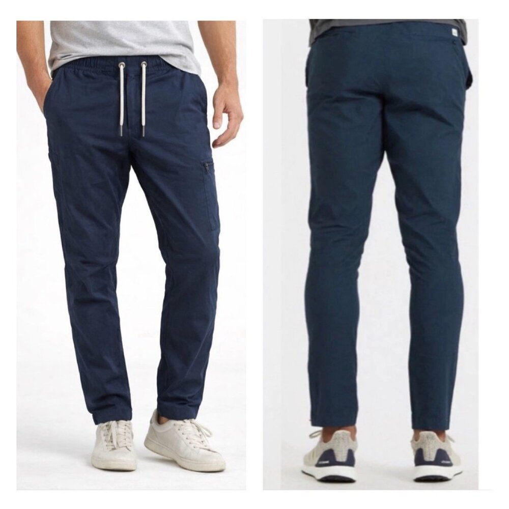 Vuori Ripstop Climber Pant Mens Large Indigo Navy Blue Hiking Travel‎ Gorpcore